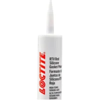LOCTITE® SI 596 Formador de Juntas y Sellador de Silicona RTV Roja Alta Temperatura (Cartucho 300 mL / Seguro para Sensores)