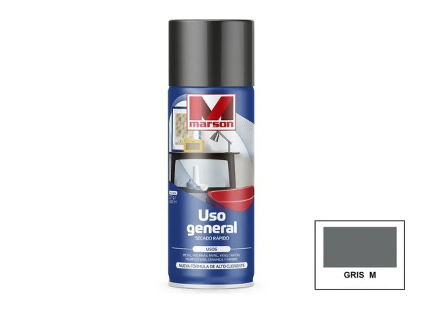 marson grisM PINTURA SPRAY MARSON GRIS MAQUINA