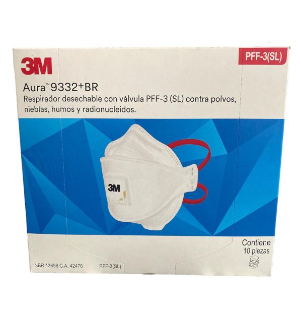9332br RESPIRADOR DESECHABLE 9332+ BR (CAJA 10UN)