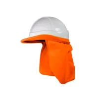 Cubre-Nuca Legionario Alta Visibilidad con Protección UV para Casco de Seguridad (Color Naranjo / Tela Cooldry)