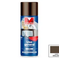 marson cafe Pintura Spray Esmalte Sintético Marson® Uso General 485 mL (380 g) – Café (Secado Rápido)