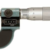Micrómetro Exterior de Contador Mecánico Mitutoyo® Digit 0-25 mm / 0,001 mm (SKU 193-111)