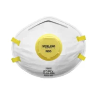 respirados 2740v Respirador Desechable Premoldeado N95 con Válvula de Exhalación Steelpro® 2740V (Caja x 10 Unidades / Certificación NIOSH N95)