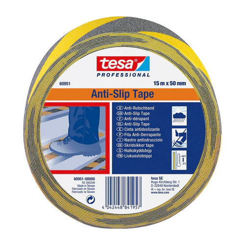 tesa CINTA ANTIDESLIZANTE AMARILLA NEGRA 60951 TESA