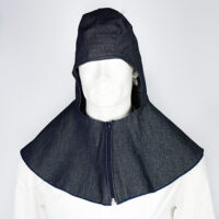 Gorro de Soldador Tipo Monja con Cierre y Cobertura de Hombros