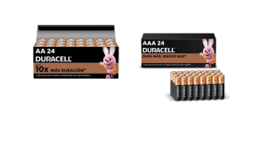 PILAS PILAS AA/AAA DURACELL ALCALINA 1.5V X24