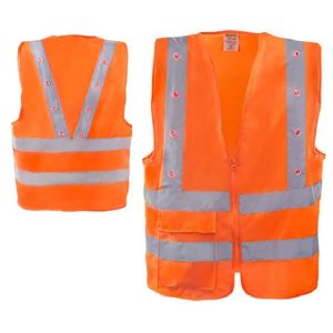 chaleco-reflectante Chaleco reflectante con led-Talla-L