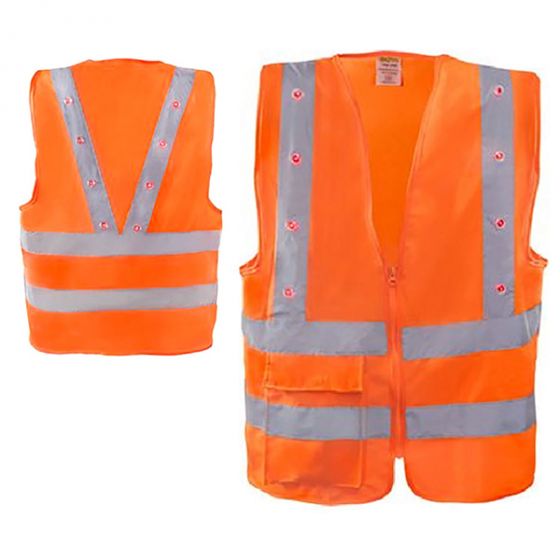 Chaleco reflectante con led-Talla-L