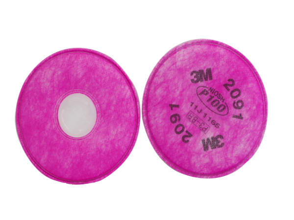 p100 Filtro 3M 2091 P100 P/Partículas Y P/OI G