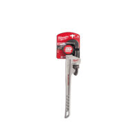 Llave para Tubos / Stillson de Aluminio Milwaukee 18" (450 mm) Capacidad 2-1/2" (48-22-7218)