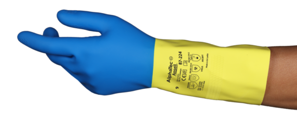 Guante de Protección Química y Mecánica Ansell Chemipro 224